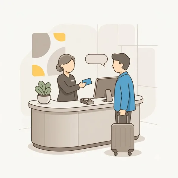 Hotel check-in