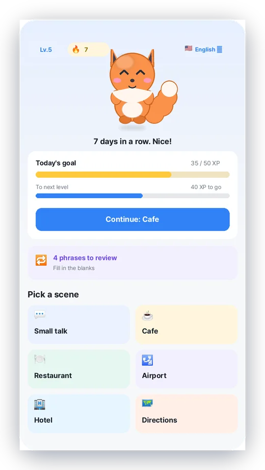 idontspeak screen 4